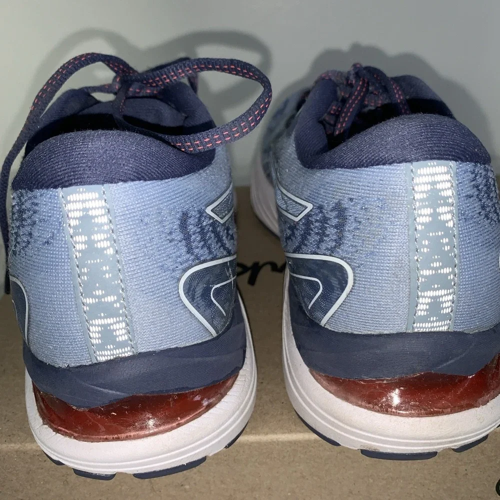 Asics Gel Cumulus 23 Blue Running Shoes Athletic Everyday Trainers USA Women 6.5